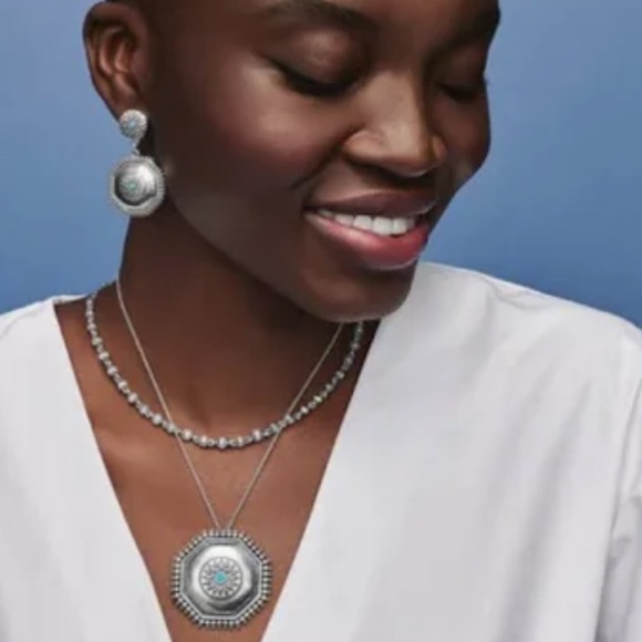 Brighton’s Telluride turquoise & silver Necklace - South Western cowgirl vibes - Picture 3 of 5